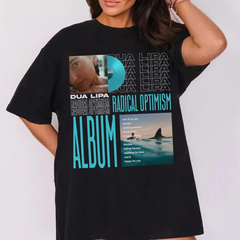 Camiseta Básica Dua Lipa New Album R.O