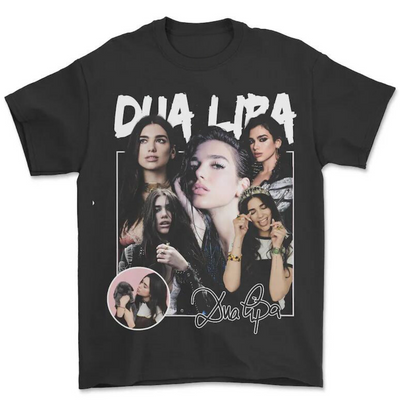 Camiseta Básica Dua Lipa Collab