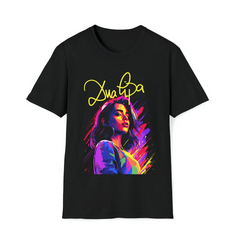 Camiseta Básica Dua Lipa Graphic Aesthetic