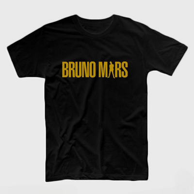Camiseta Básica Bruno Mars Logo