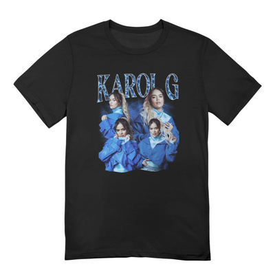 Camiseta Básica Karol G Retro Graphic Vintage