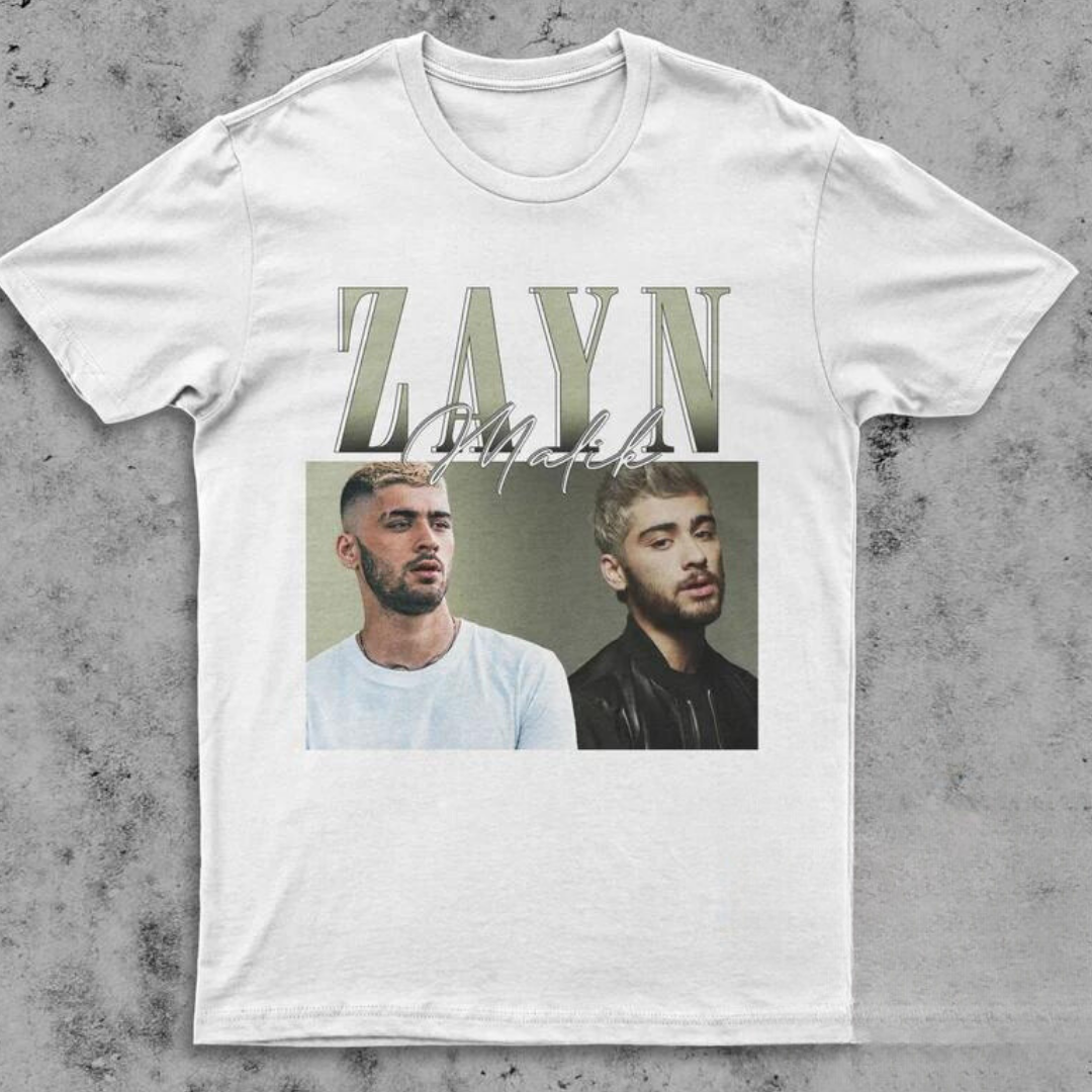 Camiseta Básica Zayn Malik Retro 90's