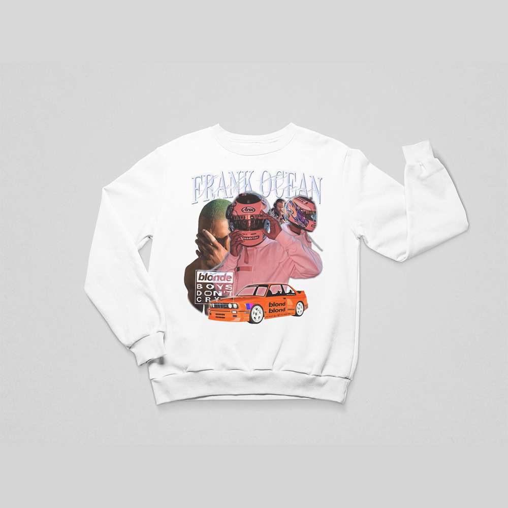 Moletom Gola Redonda Frank Ocean Graphic- BRANCO