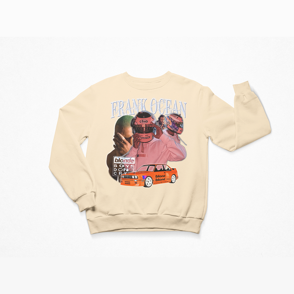 Moletom Gola Redonda Frank Ocean Graphic- PÉROLA