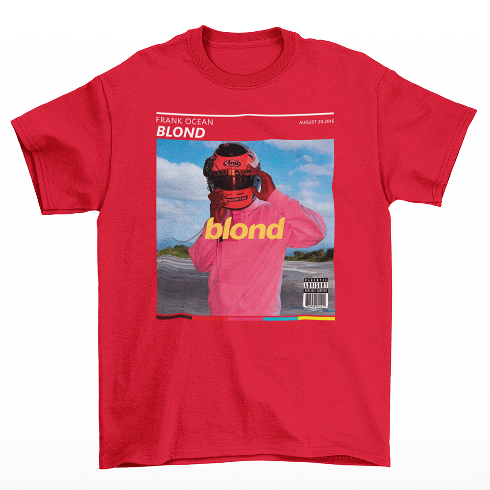 Camiseta Básica Frank Ocean August 20- vermelho