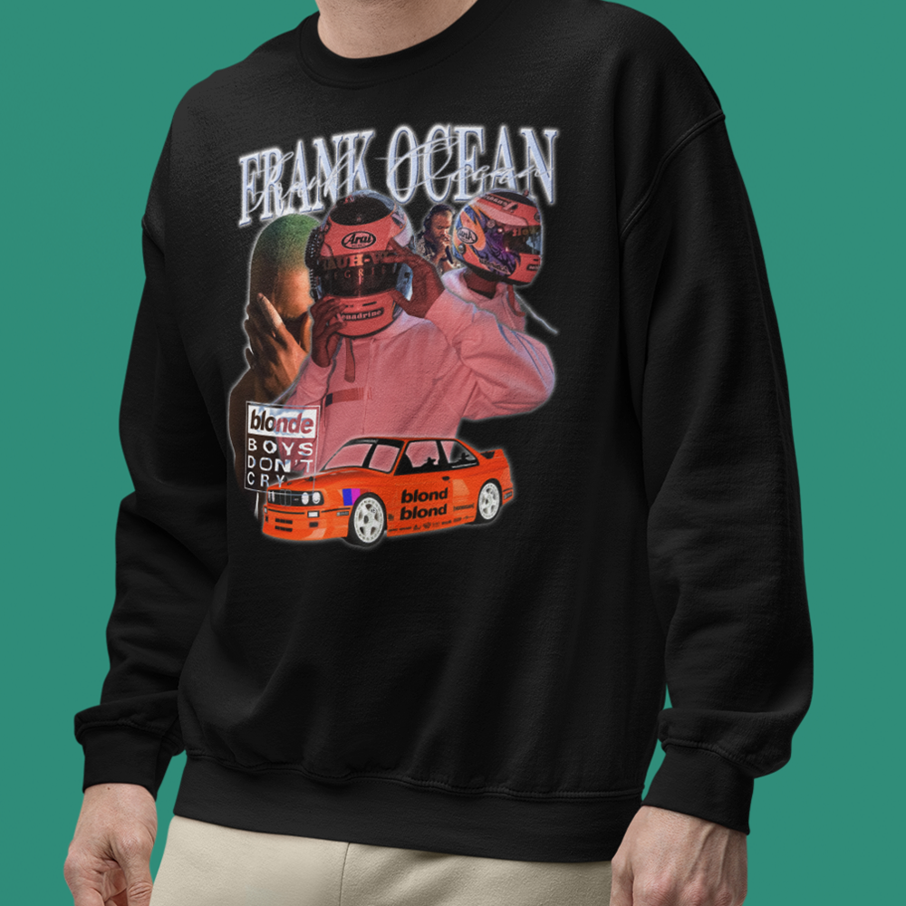 Moletom Gola Redonda Frank Ocean Graphic- PRETO