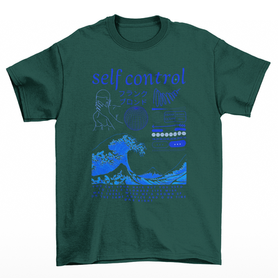 Camiseta Básica Frank Ocean Self Control- Verde