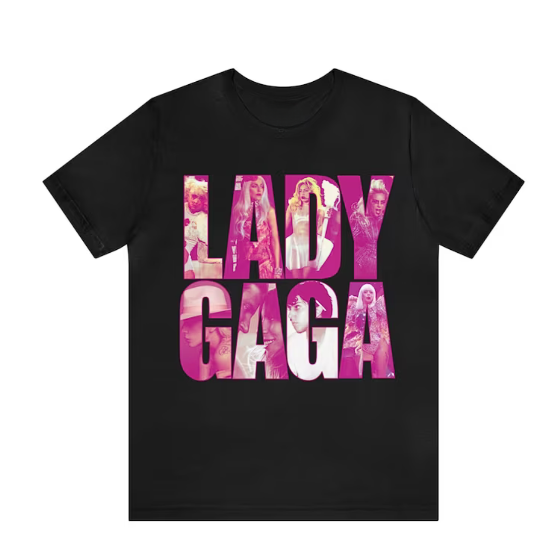 Camiseta Básica Lady Gaga Gaga's Eras