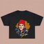 Camiseta Cropped Justin Bieber Graphic