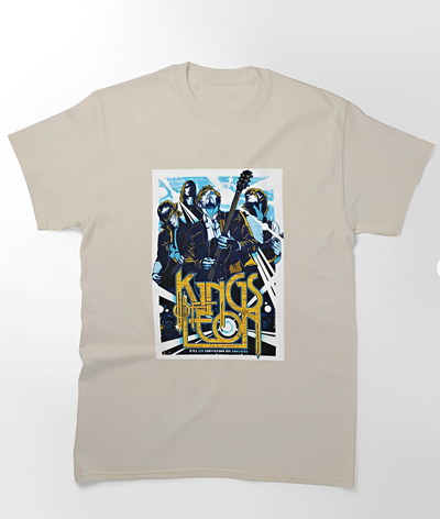 Camiseta Básica Kings Of Leon Graphic Mood