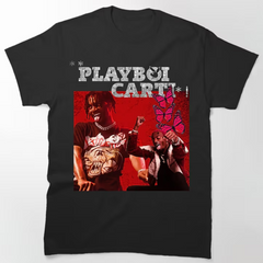 Camiseta Básica Playboi Carti Graphic