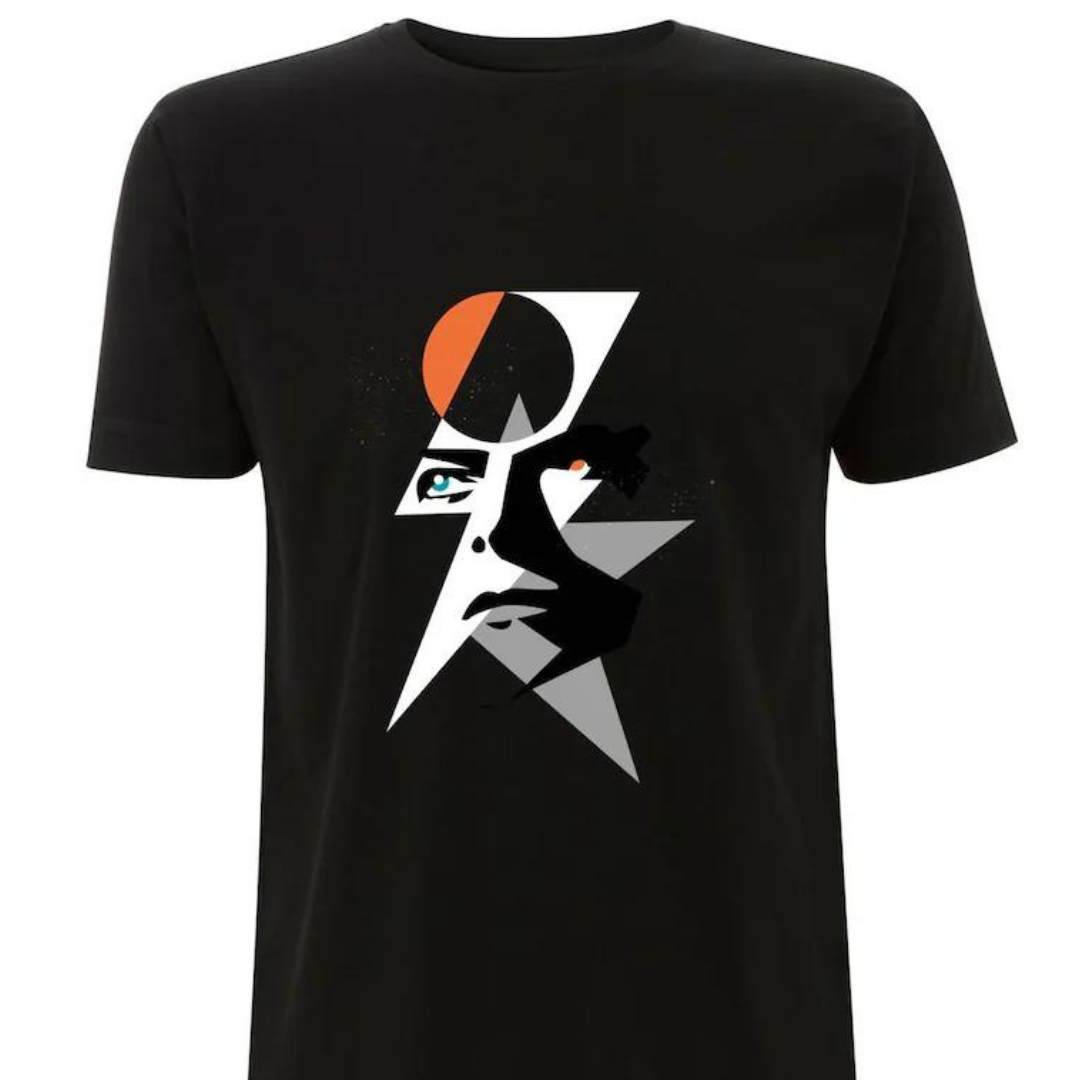 Camiseta Básica David Bowie Graphic