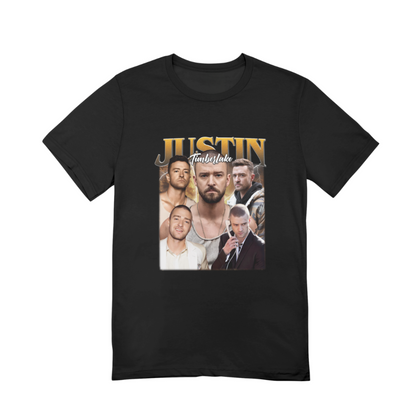 Camiseta Básica Justin Timberlake Graphic