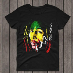 Camiseta Básica Bob Marley Graphic