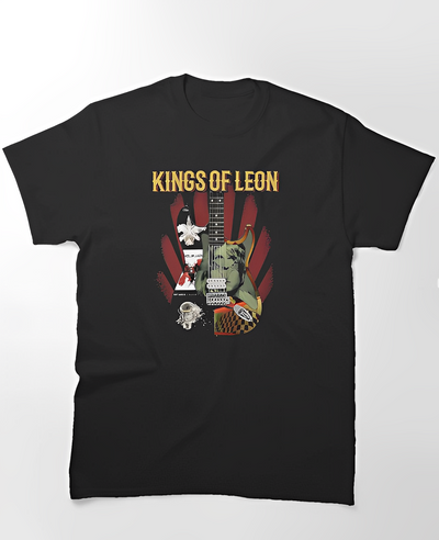 Camiseta Básica Kings Of Leon Guitar