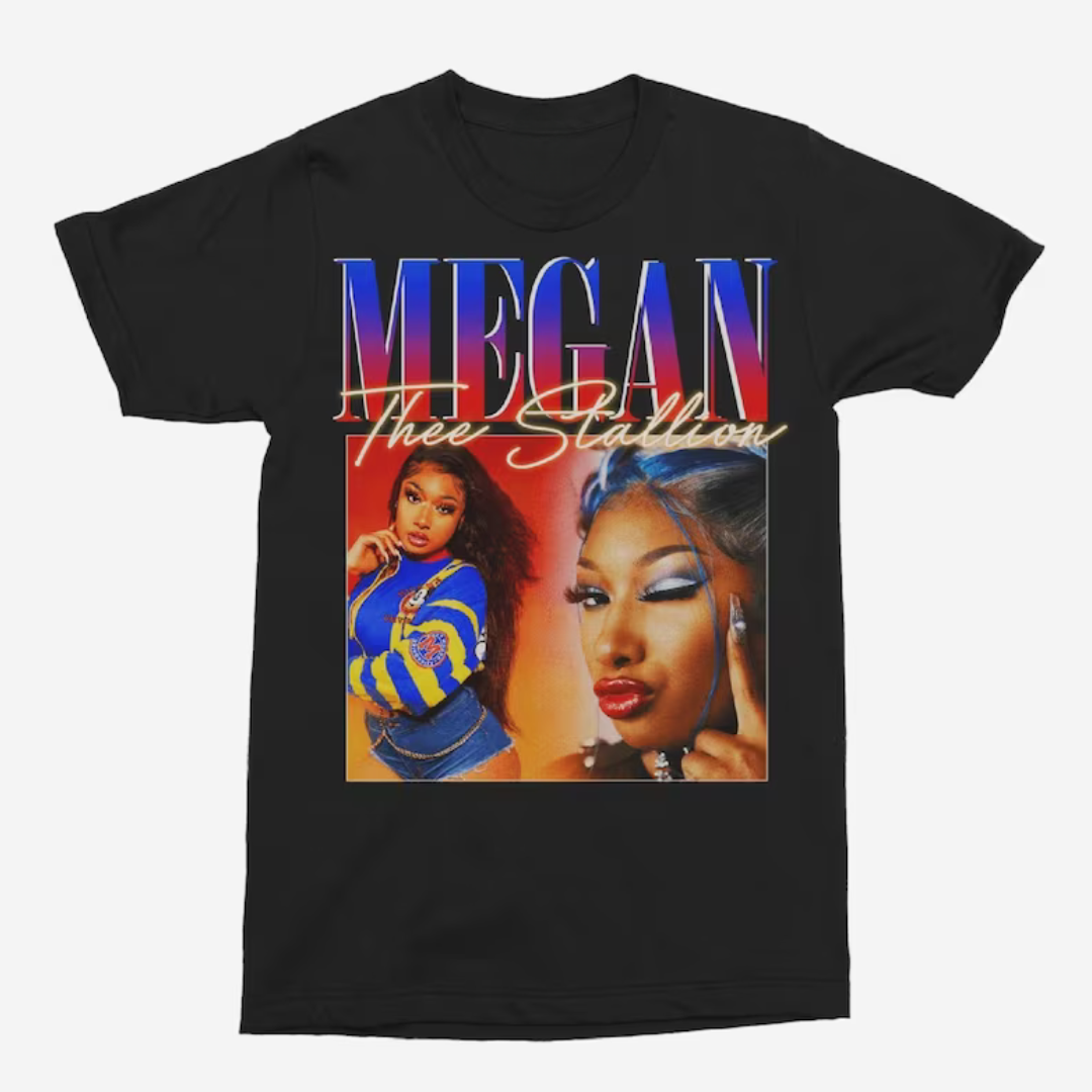 Camiseta Básica Megan Thee Stallion Graphic Photo