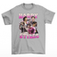  Camiseta Básica Harry Styles Singer - Cinza