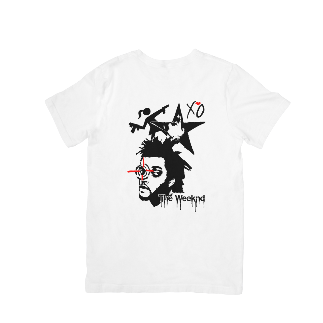 Camiseta Básica The Weeknd Illustrated