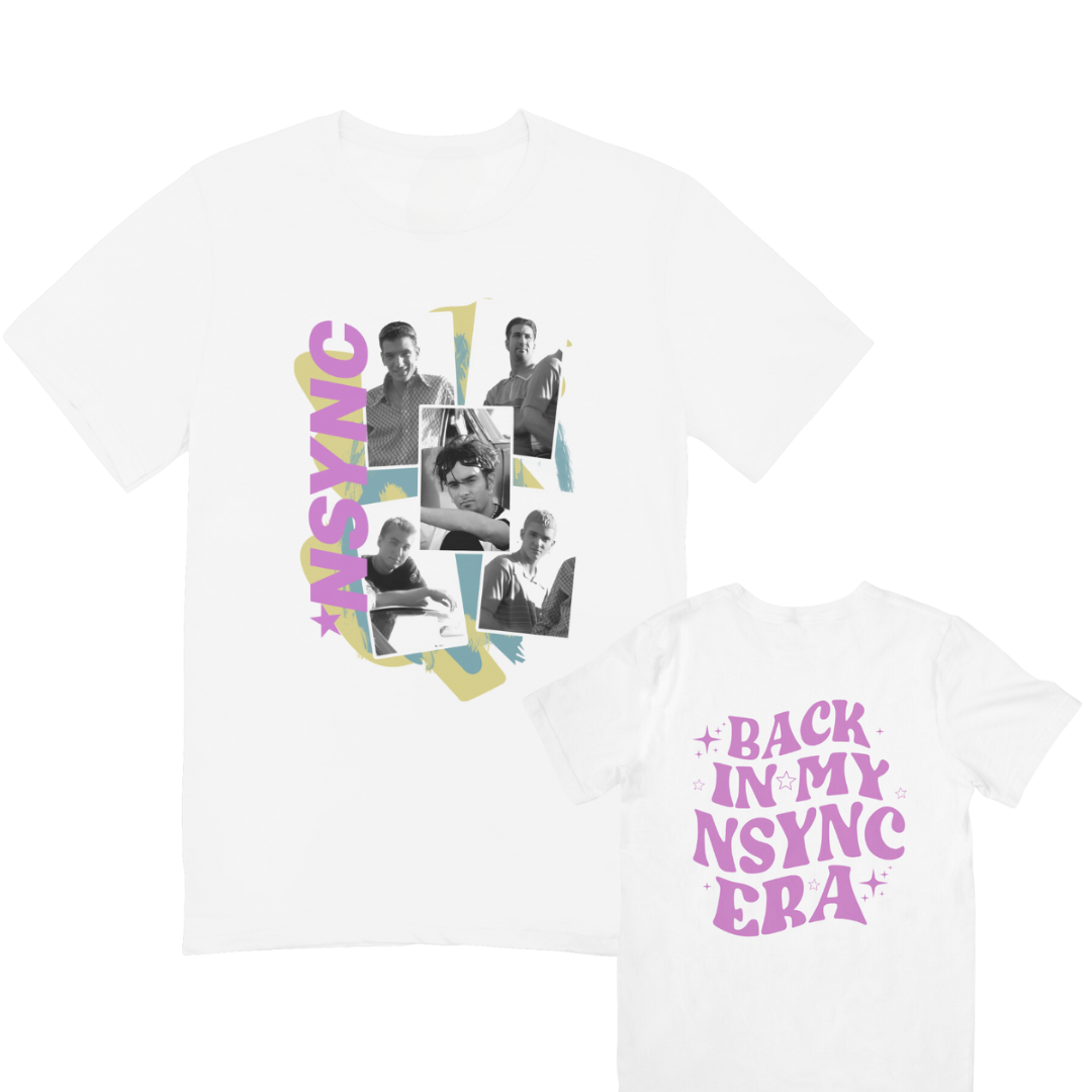 Camiseta Básica In My Nsync Era-BRANCO