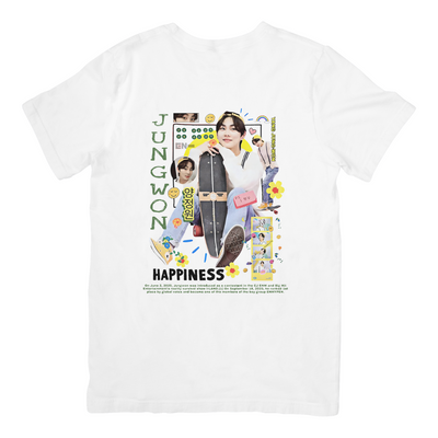 Camiseta Básica Enhypen Jungwon Happiness