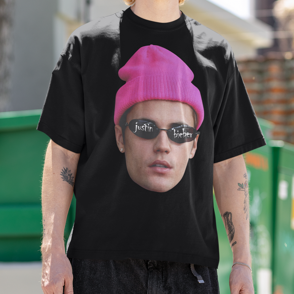 Camiseta Básica Justin Bieber Mood