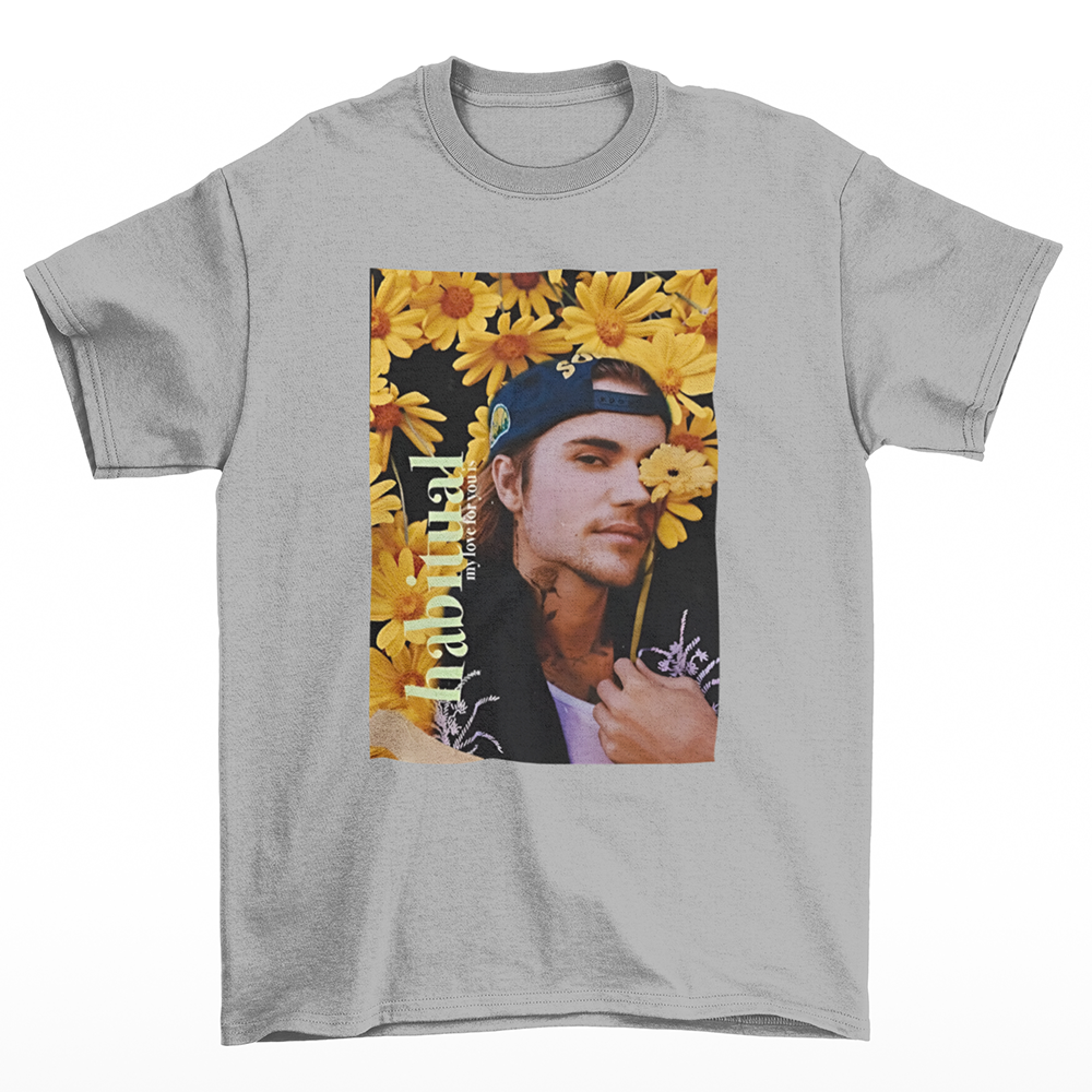 Camiseta Básica Justin Bieber Habitual