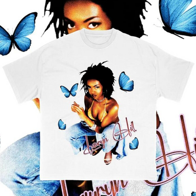 Camiseta Básica Lauryn Hill Butterfly