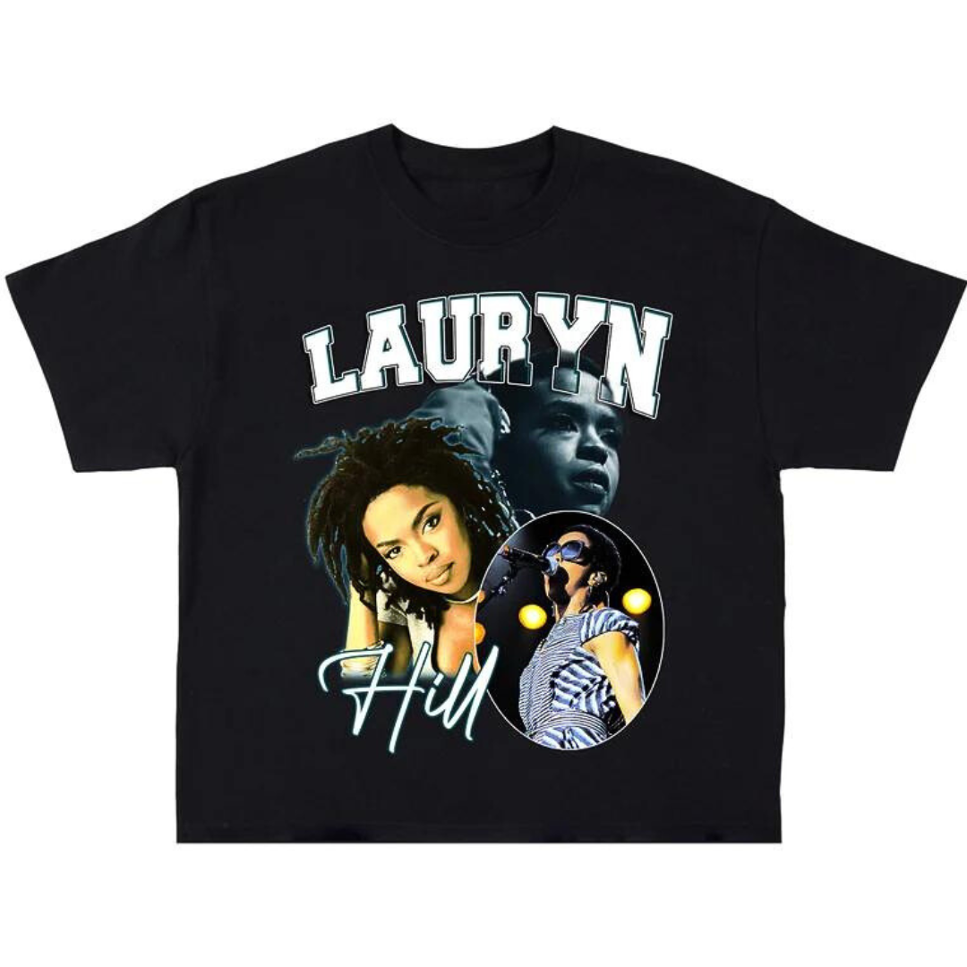 Camiseta Básica Lauryn Hill Aesthetic