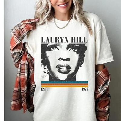 Camiseta Básica Lauryn Hill Vintage
