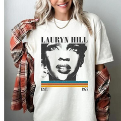 Camiseta Básica Lauryn Hill Vintage