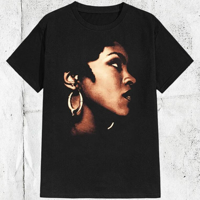 Camiseta Básica Lauryn Hill Vintage 80's