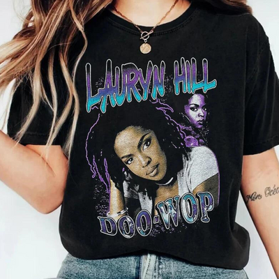 Camiseta Básica Lauryn Hill Doo- Wop