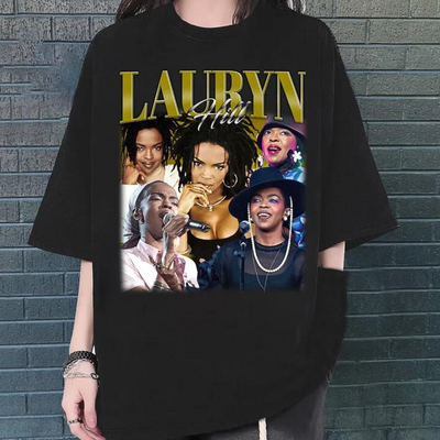 Camiseta Básica Lauryn Hill Graphic
