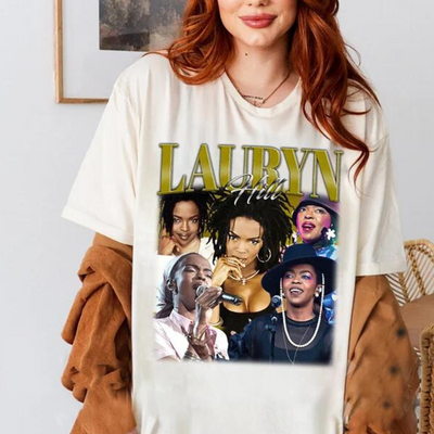 Camiseta Básica Lauryn Hill Graphic