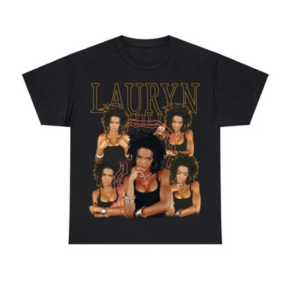Camiseta Básica Lauryn Hill Retro 90'S