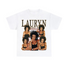 Camiseta Básica Lauryn Hill Retro 90'S Branco