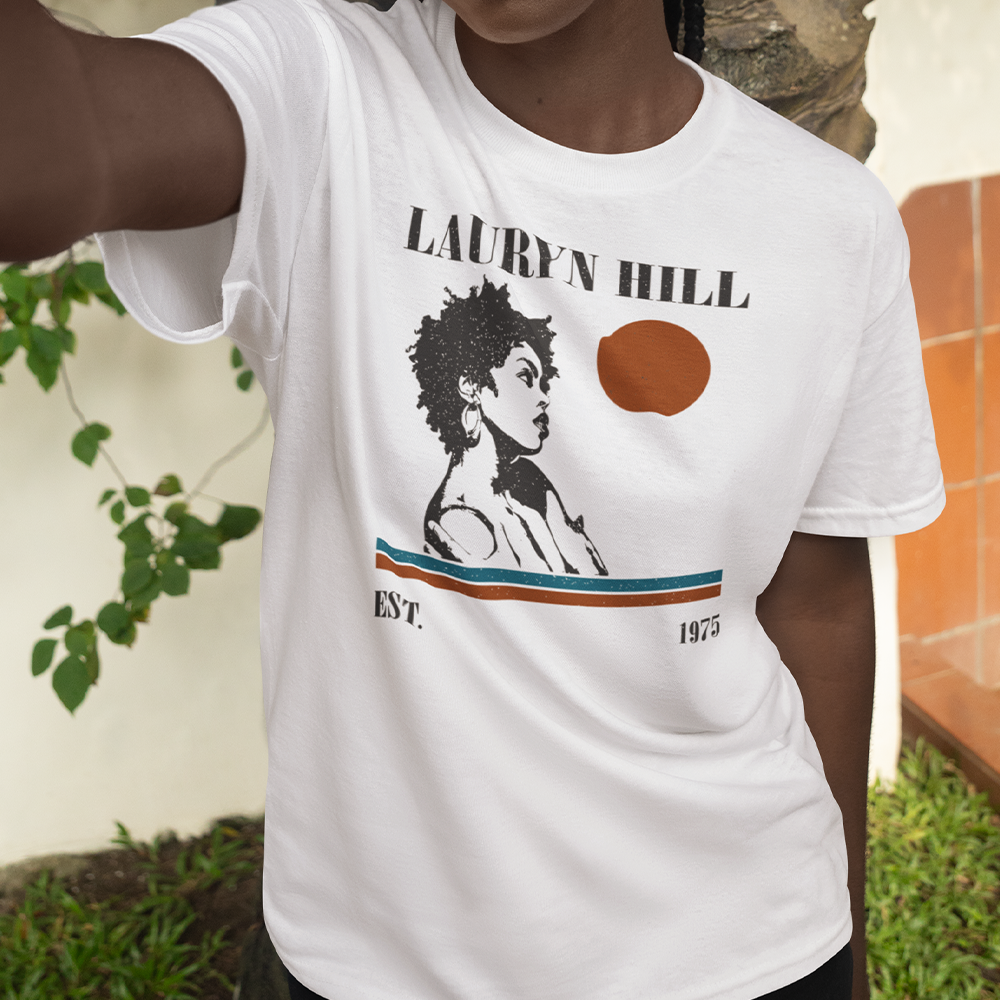 camiseta básica branca LAURYN HILL