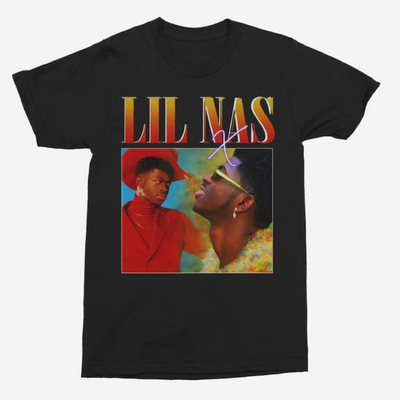Camiseta Básica Lil Nas X Graphic