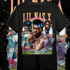 Camiseta Básica Lil Nas X Butterfly