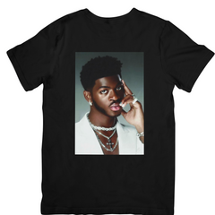 Camiseta Básica Lil Nas X Photo