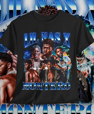 Camiseta Básica Lil Nas X 90's