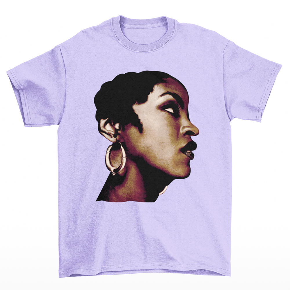 Camiseta Básica Lauryn Hill Vintage 80's- Lilás