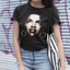 Camiseta Básica Lauryn Hill Vintage 90's- Preto