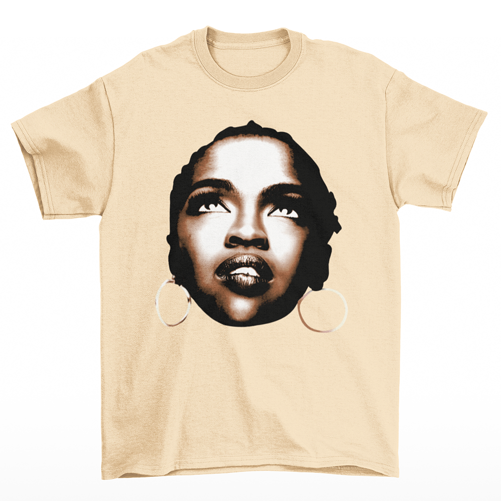 Camiseta Básica Lauryn Hill Vintage 90's- Pérola
