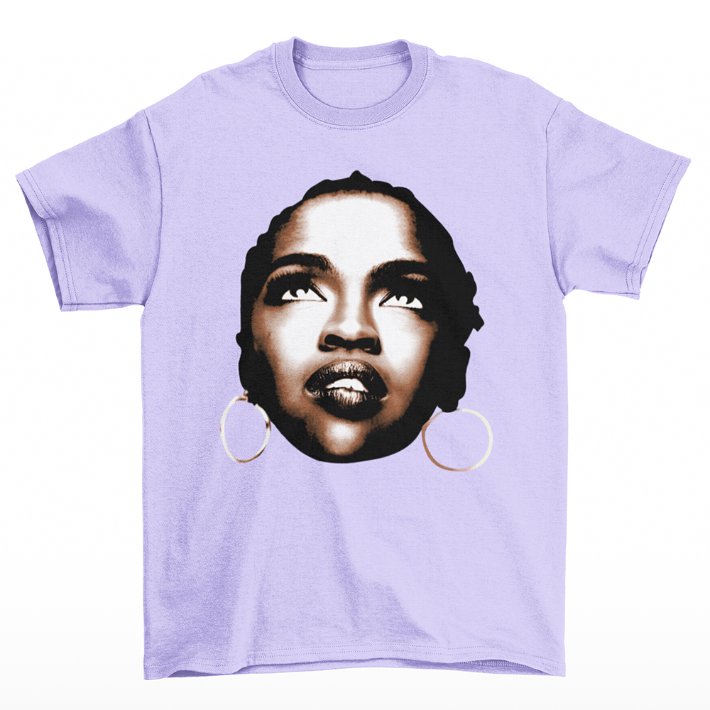 Camiseta Básica Lauryn Hill Vintage 90's- Lilás