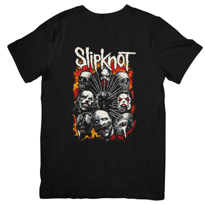 Camiseta Básica Slipknot Metal Band