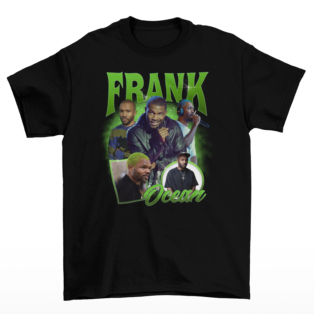 Camiseta Básica Frank Ocean Collab- preto