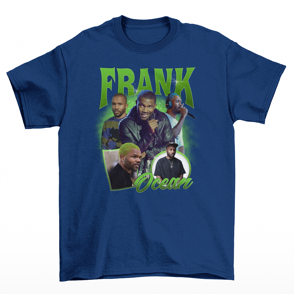 Camiseta Básica Frank Ocean Collab- azul-marinho