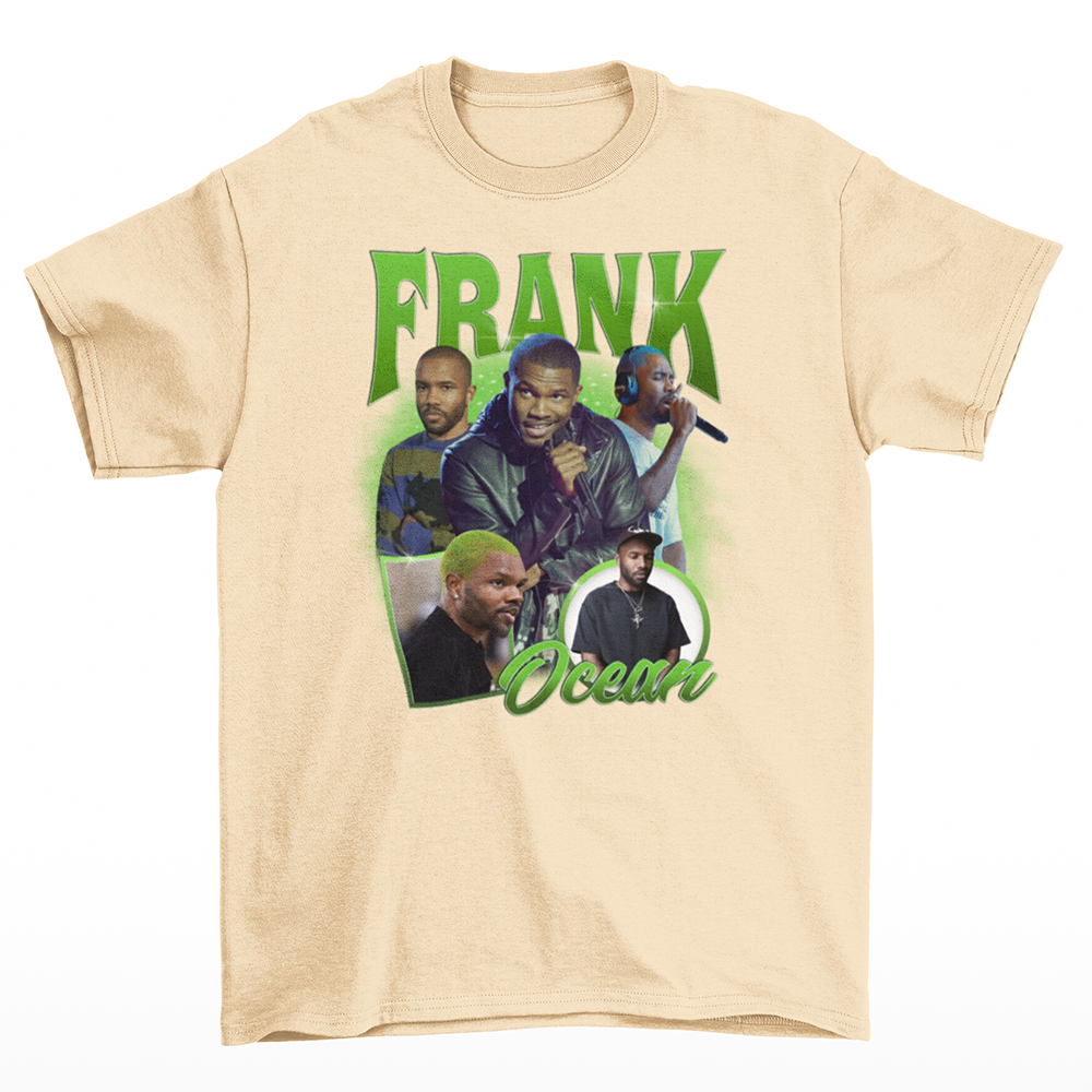 Camiseta Básica Frank Ocean Collab- pérola