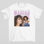 Camiseta Básica Mariah Carey Vintage- Branco